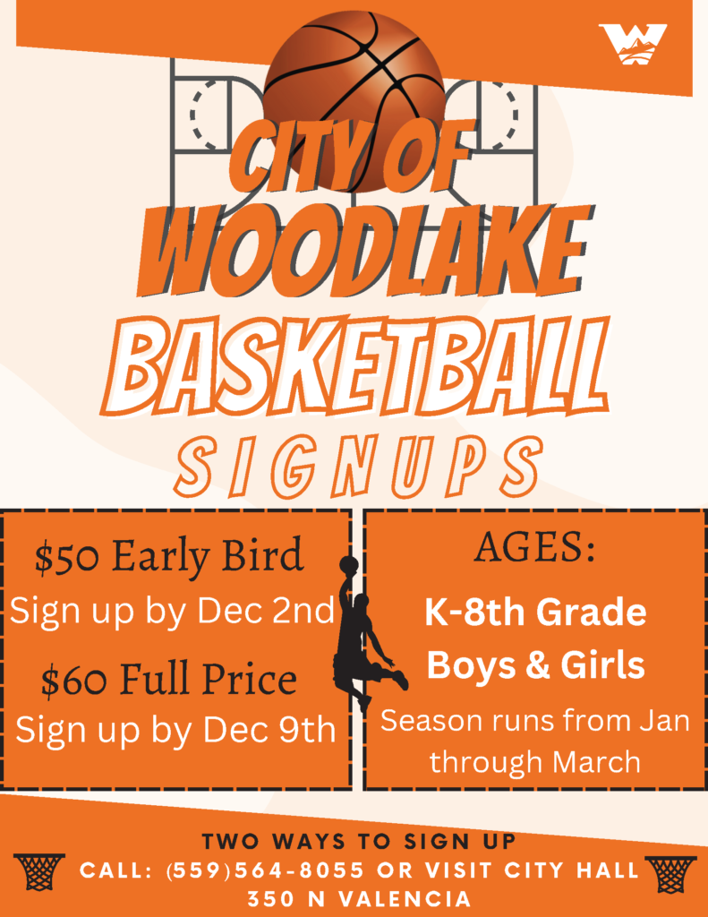 Woodlake Parks and Recreation Youth Basketball